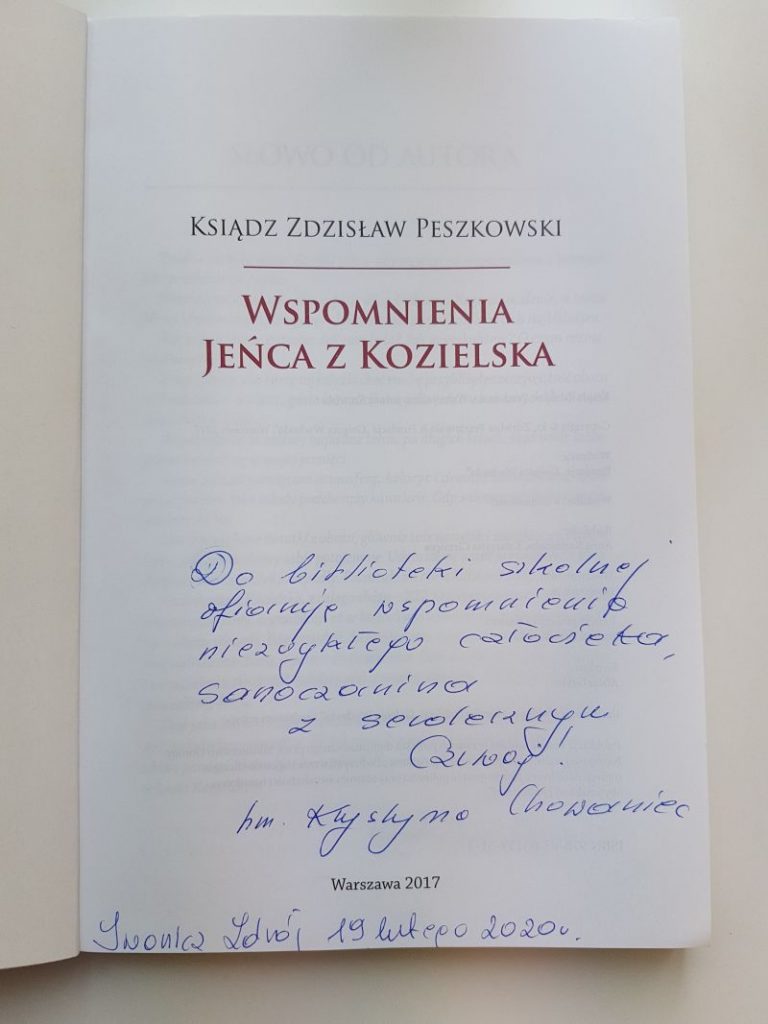 Nasze spotkanie  z historią